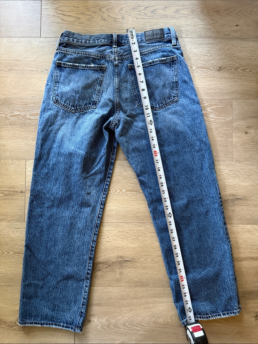 Pistola Denim Jeans – Medium Wash Straight Leg Relaxed Fit - Picture 6 of 8